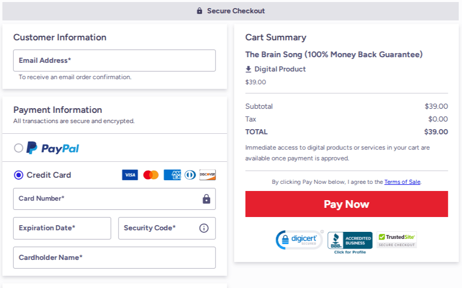 Biblical Superfoods Checkout